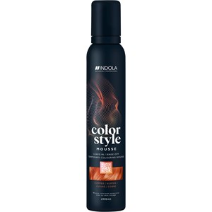 INDOLA Semi-permanente Haarfarbe Color Style Mousse Copper Copper 200 Ml