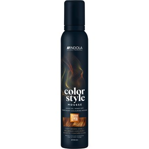 INDOLA Semi-permanente Haarfarbe Color Style Mousse Light Brown Hazel 200 Ml