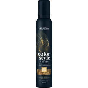 INDOLA Semi-permanente Haarfarbe Color Style Mousse Medium Blonde 200 Ml