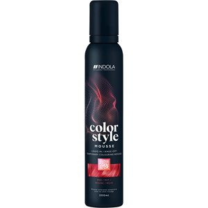 INDOLA Semi-permanente Haarfarbe Color Style Mousse Red 200 Ml