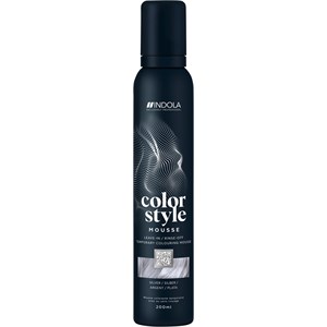 INDOLA Semi-permanente Haarfarbe Color Style Mousse Silver 200 Ml