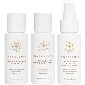 Innersense Soin Des Cheveux Shampooing Color Set Color Awakening Hairbath 59,15 Ml + Color Radiance Daily Conditioner 59,15 Ml + Sweet Spirit Leave In