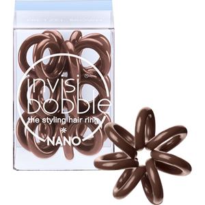 Image of Invisibobble Haargummis Nano Pretzel Brown 3 Stk.
