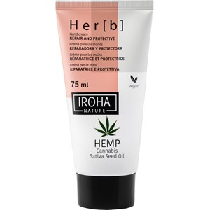 Iroha Pflege Körperpflege Hemp Cannabis Sativa Seed Oil Repair And Protective Hand Cream 75 Ml