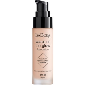 Isadora Complexion Foundation Wake Up The Glow SPF50 01W 30 Ml