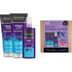 John Frieda Soin Des Cheveux Frizz Ease Coffret Cadeau Shampoo 250 Ml + Conditioner 250 + Spray 200 Ml + 1x Mask 700 Ml