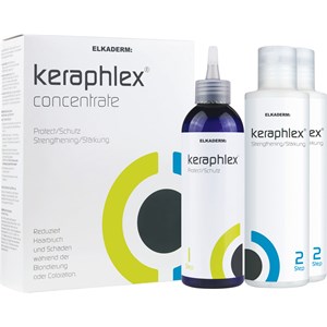 Keraphlex Haare Pflege XL-Set Step 1 Protector 100 Ml + Step 2 Strengthening 2x 200 Ml 1 Stk.