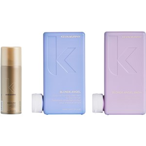 Kevin Murphy - Blonde - Kevin Murphy Blonde Wash 250 ml + Treatment 250 ml + Style & Control Session Spray 100 ml