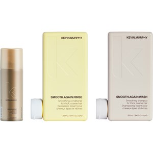 Kevin Murphy - Smooth - Kevin Murphy Smooth Wash 250 ml + Rinse Conditioner 250 ml + Style & Control Session Spray 100 ml