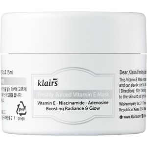 Klairs - Masken - Freshly Juiced Vitamin E Mask