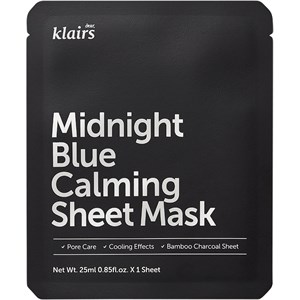 Klairs - Masken - Midnight Blue Calming Sheet Mask