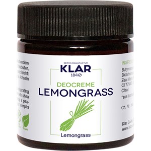 Klar Soaps - Feste Deocreme & Körperbutter - Deocreme Lemongras