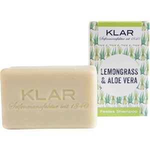 Klar Seifen Festes Shampoo Lemongrass & Aloe Vera Seife Unisex 100 G