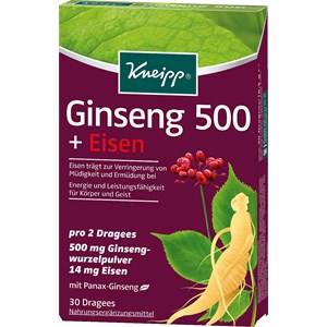 Kneipp - Food Supplement - Ginseng 500 + Eisen