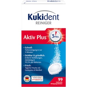 Kukident Soin Dentaire Tooth Cleaner Active Plus 33 Stk.