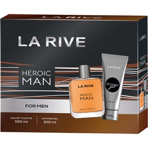 LA RIVE Parfums Pour Hommes Men's Collection Heroic Man Coffret Cadeau Heroic Man Eau De Toilette Spray 100 Ml + Shower Gel 100 Ml 1 Stk.