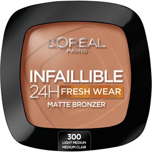 L’Oréal Paris Maquillage Du Teint Blush & Bronzer Infaillible 24h Fresh Wear Matte Bronzer 350 Medium 9 G