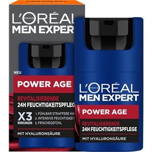L’Oréal Paris Men Expert Power Age Revitalisierende 24H Feuchtigkeitspflege Gesichtscreme Herren