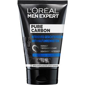 L’Oréal Paris Men Expert Pure Carbon Gesichtspeeling Anti-Hautunreinheiten Gesichtsreinigung Herren 100 Ml