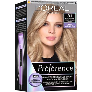 L’Oréal Paris - Préférence - Kühles Mittelblond Coloration Cool Blondes 7.1 Hamburg