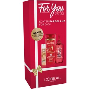 L’Oréal Paris - Shampoo - Elnet & Elvital Kleur glans Cadeauset