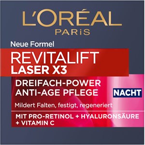L’Oréal Paris Soin Du Visage Day & Night Laser X3 Crème De Nuit Anti-âge 50 Ml