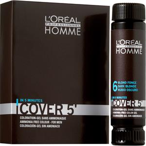 L’Oréal Professionnel Paris Styling Homme Cover 5 Graukaschierung Nr. 3 Dunkelbraun 3 X 50 Ml