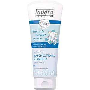 Image of Lavera Baby & Kinder sanfte Hautpflege Bio-Aloe Vera Waschlotion & Shampoo 200 ml