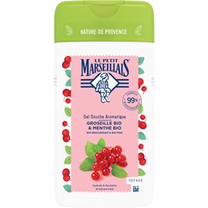 Le Petit Marseillais - Higiene corporal - Gel de ducha de grosella y menta orgánicos