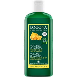 Logona - Šampon - Objemový šampon pivo a bio med