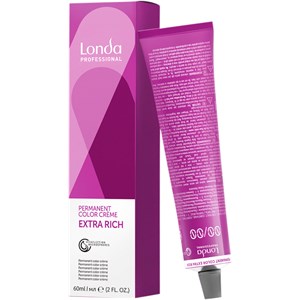 Londa Professional Haarfarben & Tönungen Londacolor Permanente Cremehaarfarbe 7/ Mittelblond Natur Warm 60 Ml
