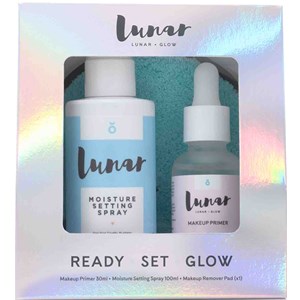 Lunar Glow Soin Soin Du Visage Coffret Cadeau Makeup Remover 1 Pce. + Moisture Setting Spray 100 Ml + Makeup Primer 30 Ml 1 Stk.