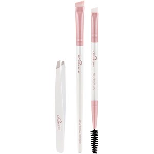Luvia Cosmetics Brush Brush Set Prime Vegan Candy Prime Brow Kit Brow Duo + Brow Definer + Precision Tweezer 1 Stk.