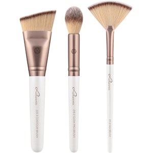 Luvia Cosmetics Brush Brush Set Prime Vegan Highlight & Contour Set Fan Brush + Glow Pro Brush + Contour Brush 1 Stk.