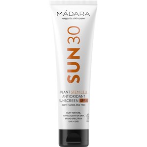 MÁDARA - Solbeskyttelse - Plant Stem Cell Antioxidant Body Sunscreen SPF 30