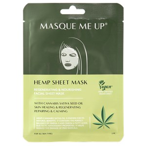 Masque Me Up - Kasvohoito - Hemp Sheet Mask Green