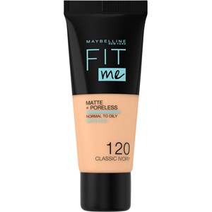 Maybelline New York Teint Make-up Foundation Fit Me! Matte + Poreless Foundation 100 Warm Ivory 42 G