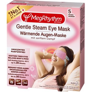 MegRhythm Gentle Steam Eye Mask Unscented Dames 5 Stk.