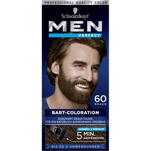 Men Perfect Soin Des Cheveux Coloration Coloration Pour Barbe 60 Châtain Naturel 30 Ml