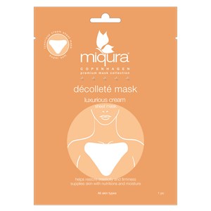 Miqura - Golden Silk Collection - Décolleté Mask Orange