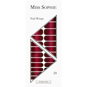 Miss Sophie Nägel Nagelfolien Bordeaux Wine Nail Wrap 24 Stk.