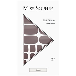 Miss Sophie Ongles Feuilles Pour Ongles Cocoa Pedicure Wrap 27 Stk.