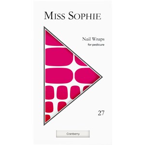 Miss Sophie - Feuilles pour ongles - Cranberry Pedicure Wrap