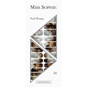 Miss Sophie - Feuilles pour ongles - Glamorous Granite Nail Wrap
