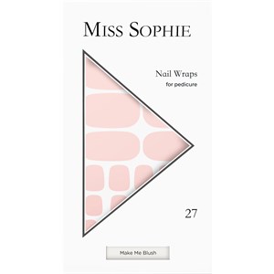 Miss Sophie Nägel Nagelfolien Make Me Blush Pedicure Wrap 27 Stk.