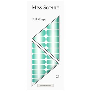 Miss Sophie - Feuilles pour ongles - Mint Babyboomer Nail Wrap