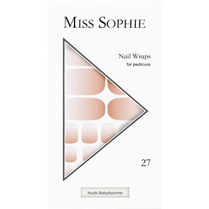 Miss Sophie Ongles Feuilles Pour Ongles Nude Babyboomer Pedicure Wrap 27 Stk.