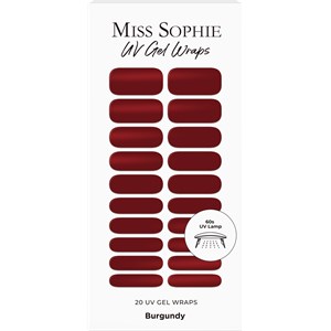 Miss Sophie - Nagelfolien UV - Burgundy