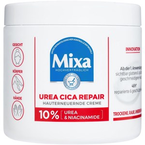 Mixa Hudpleje Universel pleje Urea Cica Repair hudfornyende creme 400 ml