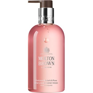 Molton Brown Collection Délicieuse Huile Rhubarbe & Rose Fine Liquid Hand Wash Glas Bottle 200 Ml